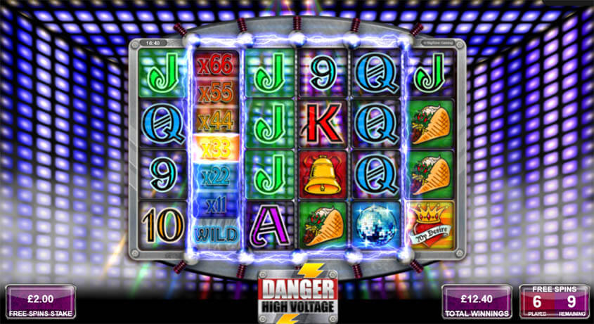 Danger High Voltage slot